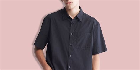 versace button down shirt short sleeve